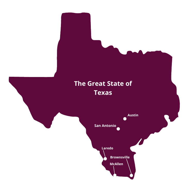 Map of Texas market opportunity